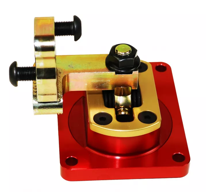 Qwik Stik Shifter, Magnum, front Position, 2" Left, .650" or  1.150" BWD, Includes Rear Plate.